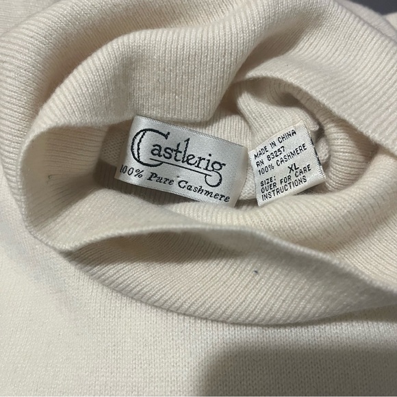 100% Cashmere Lot 12 Knit Jumpers Upcycle Cutter Sweaters Soft Girl Crafter Vtg - Picture 11 of 17